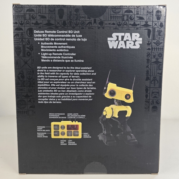 NEW Star Wars Remote Control BD Unit Robot Disney Parks Deluxe NIB SHIPS FAST - Picture 5 of 11